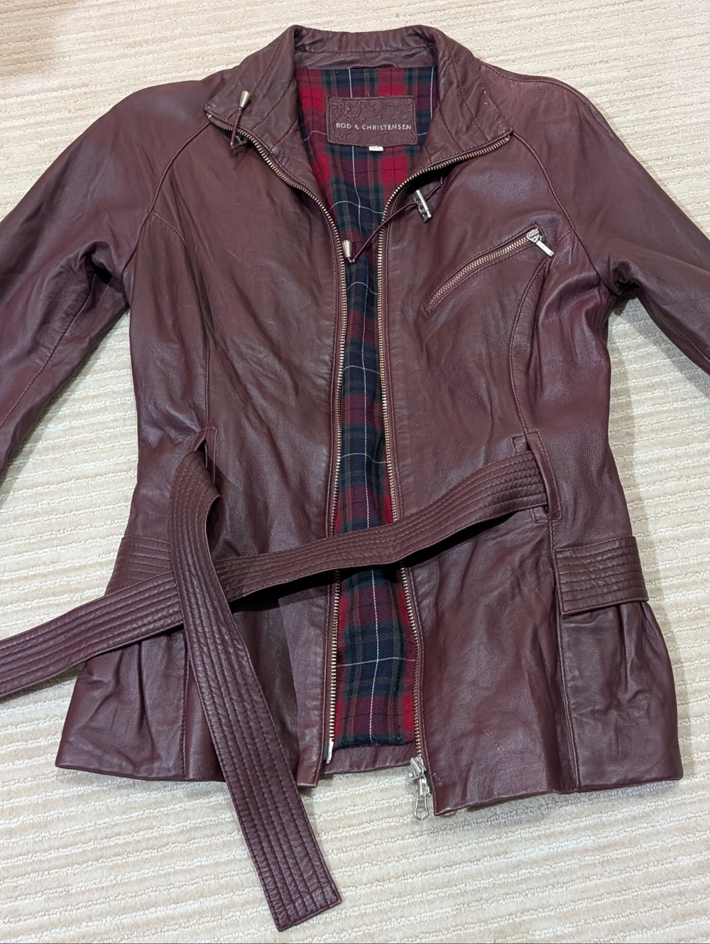 Vintage Bod & Christensen Leather Jacket